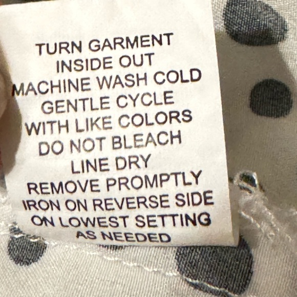 Notations Polka Dot Blouse Size Medium - Picture 7 of 7